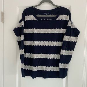 American Eagle navy sweater
